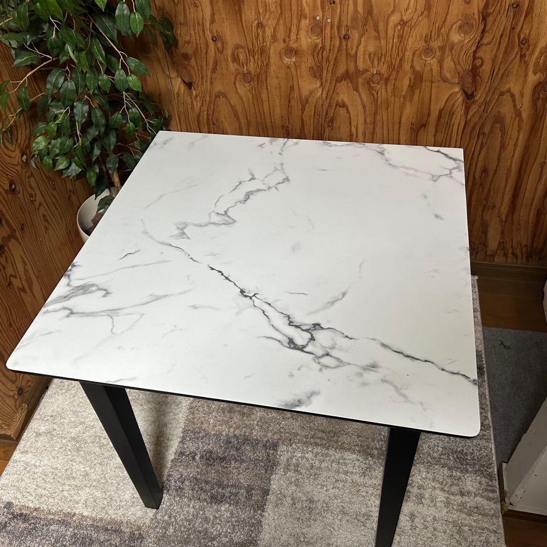 都内23区送料無料❗️タンスのゲン　バタフライテーブル　チェア2脚セット✨