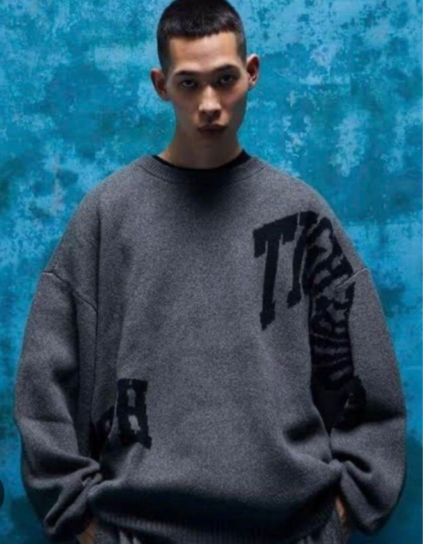 tightbooth ACID LOGO KNIT SWEATER 新品Lサイズ