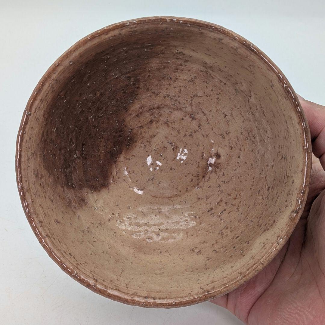 梅田陶楽 萩焼 茶盌 共箱栞 抹茶碗 抹茶茶碗 茶道具 茶器 食器 在銘