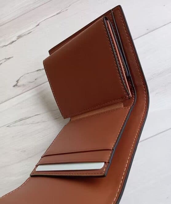 CELINE PARIS ブラウン 三つ折