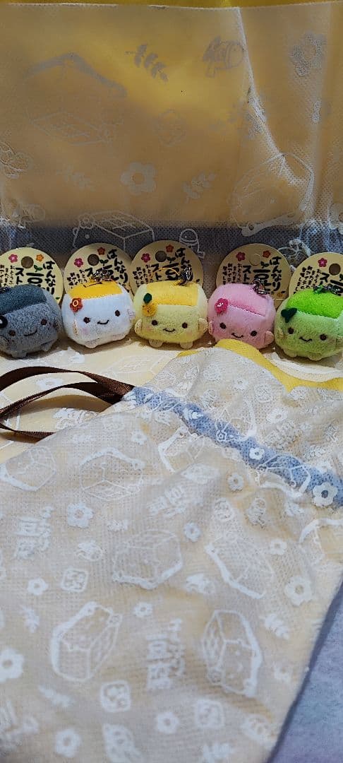 平成レトロ はんなり豆腐 ストラップ