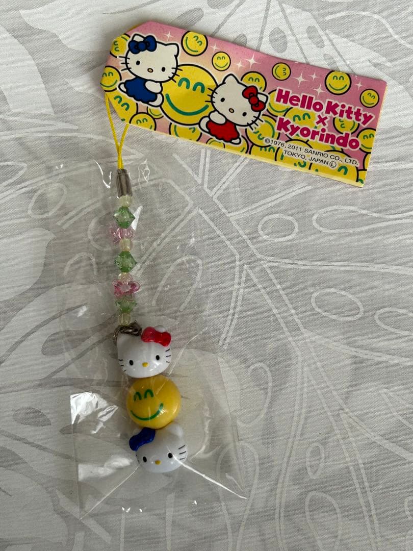 希少品 パリミキ ハローキティ 杏林堂 ストラップ 2個セット レア