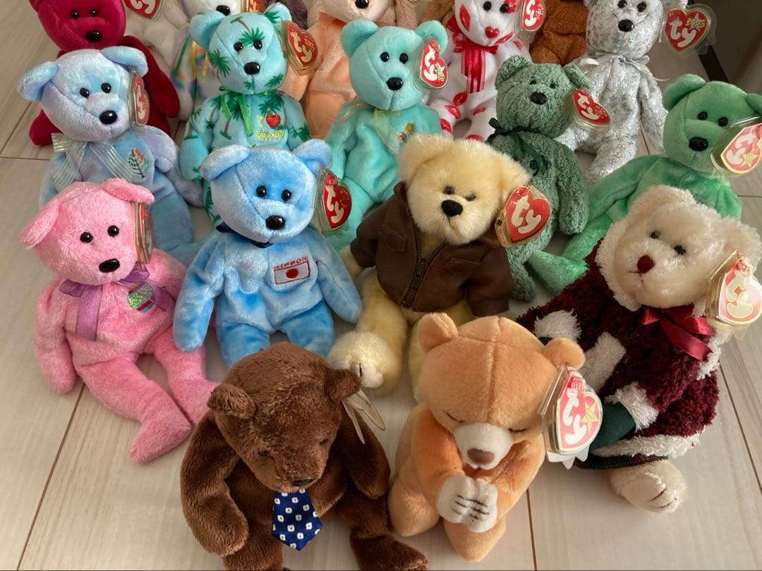 Ty Beanie Babies ビーニーベイビーズ21体