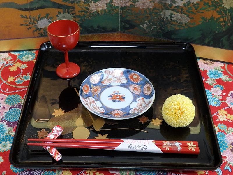 古伊万里 染錦 鶉に菊の図 4寸皿 3枚 D187A-fbve - メルカリ