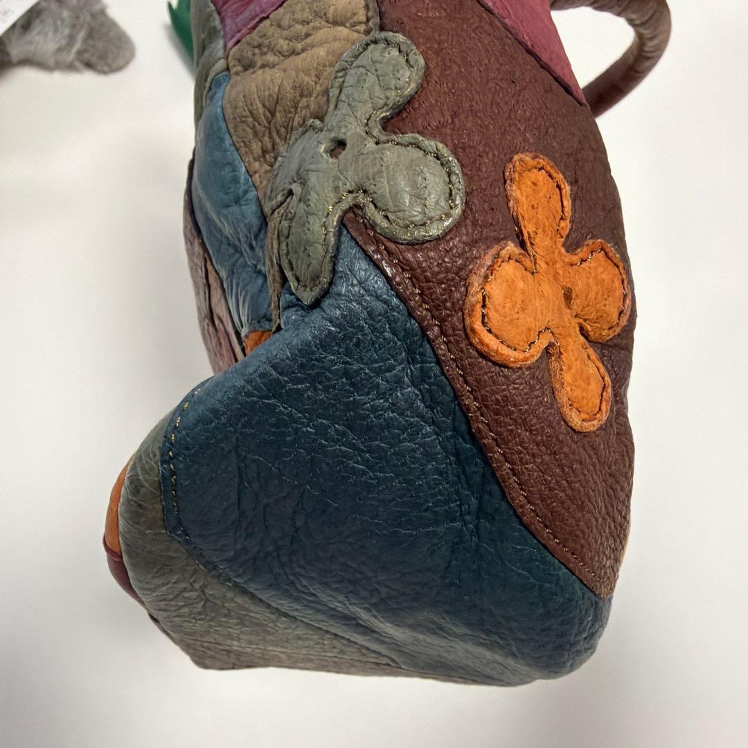 IBIZA　希少ペッカリー レザーハンドバッグ　美品！