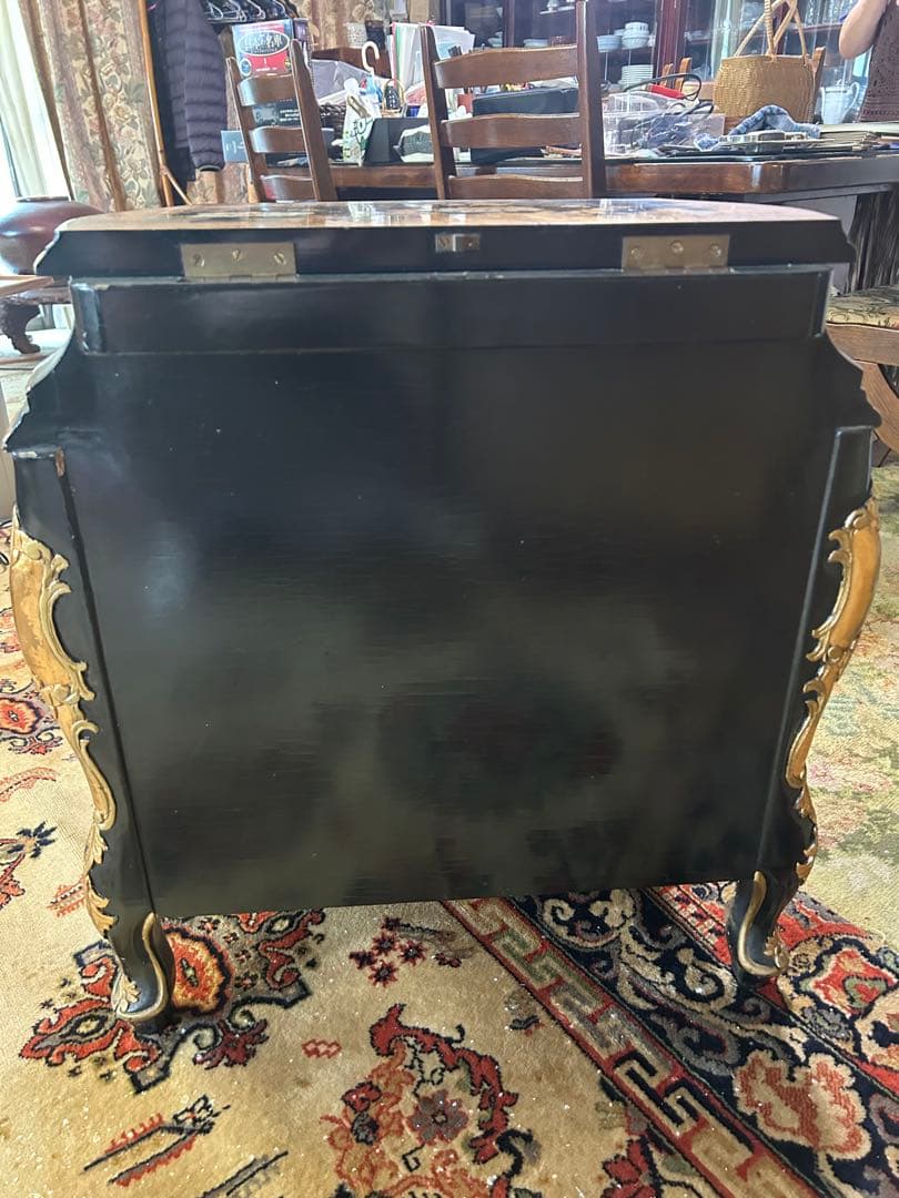 アジア風 木製家具 金箔装飾 シノワヅリ 美術品・アンティーク