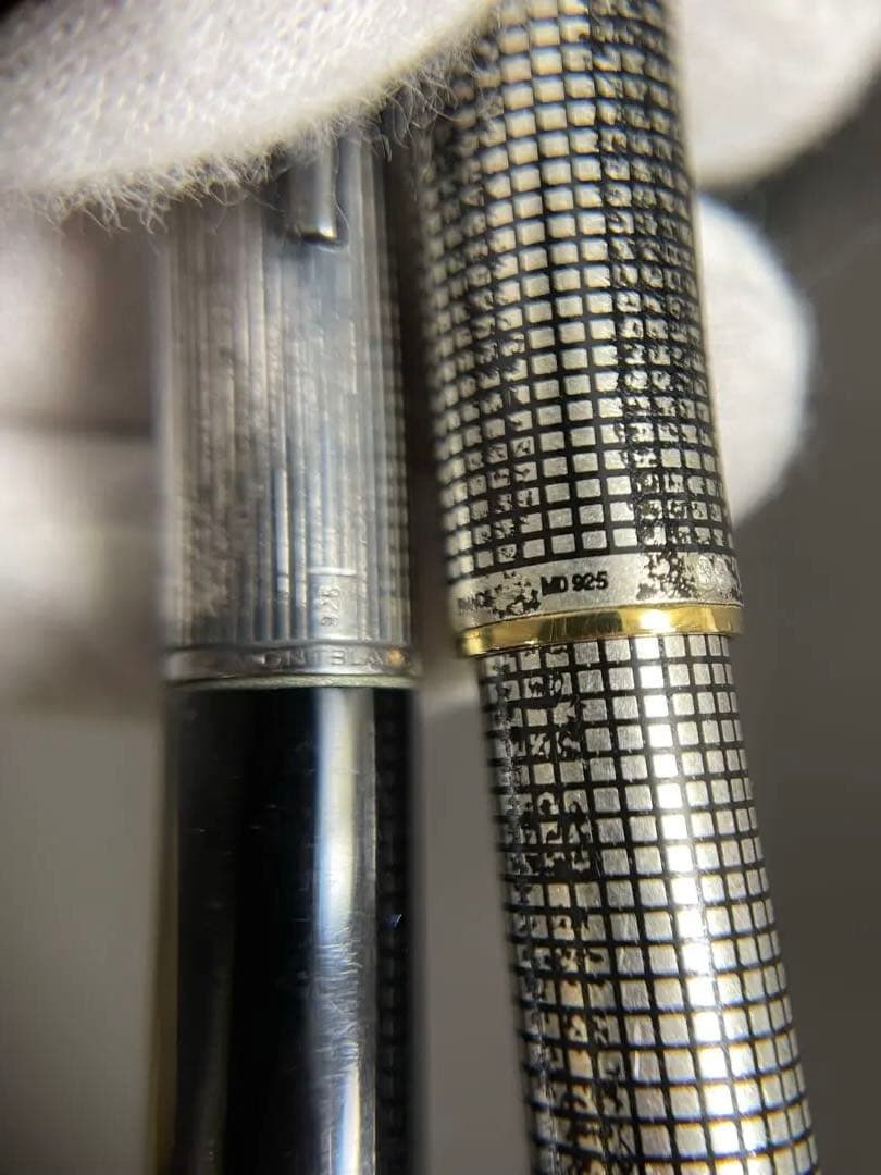 モンブラン パーカー プラチナム万年筆 ボールペンまとめ売り925刻印15