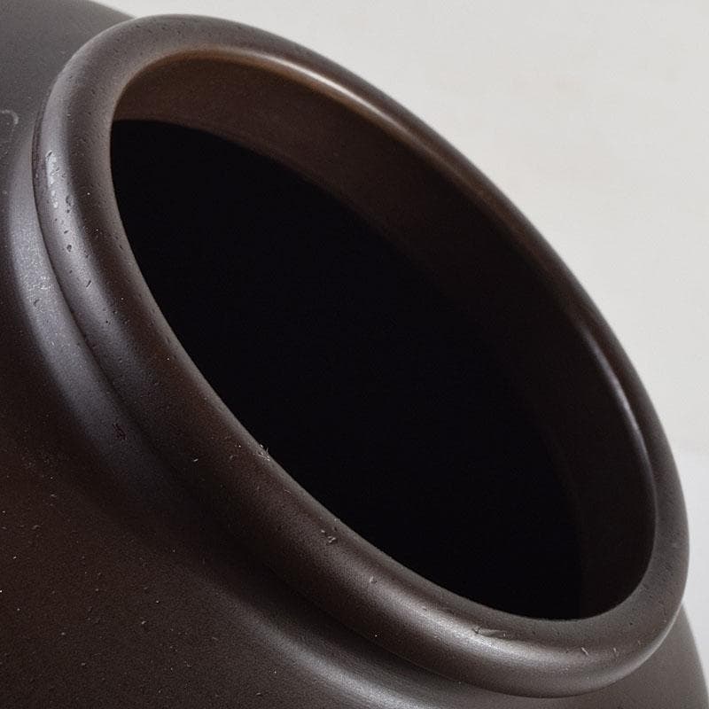 般若勘渓造 鋳銅 昌龍刻 志波彦神社・鹽竈神社絵 花瓶