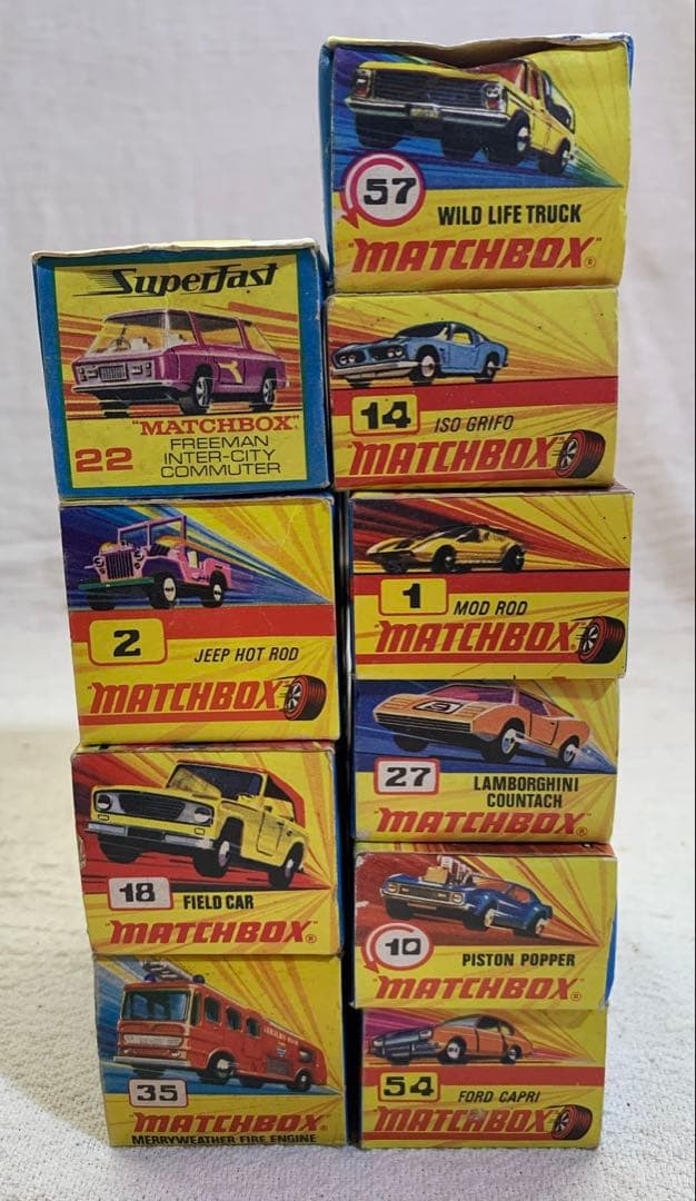当時物Matchbox ミニカー セット 10台