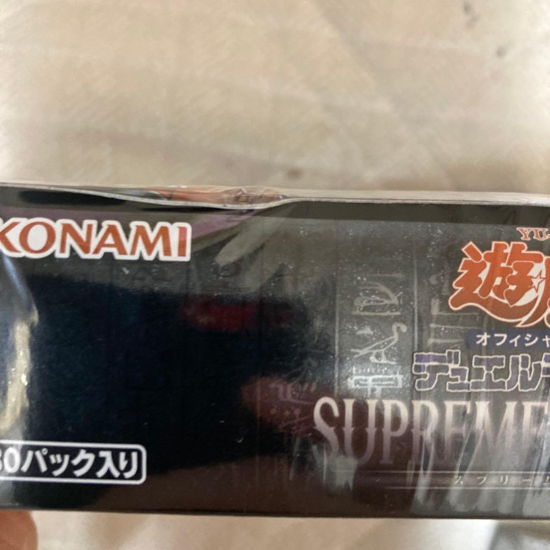 遊戯王 SUPREME DARKNESS 未開封 スプリームダークネス　4箱