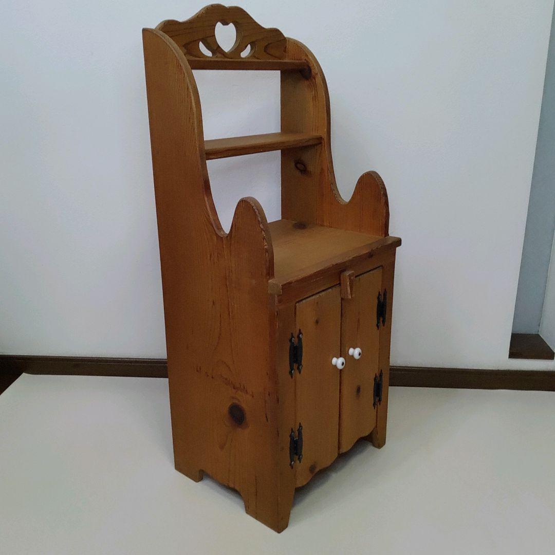 カントリー家具 アメリカン カントリー ハートシェルフ カップボード