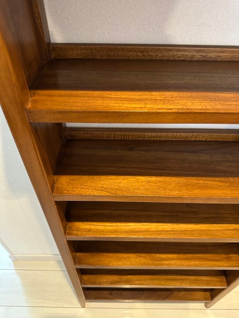 k*k様 ミッドセンチュリー ビンテージ チーク無垢 ウッドシェルフ