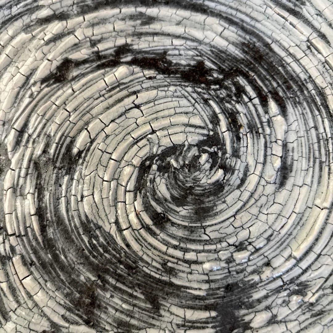 唐津焼中川自然坊窯】刷毛目唐津四方もち上げ皿①