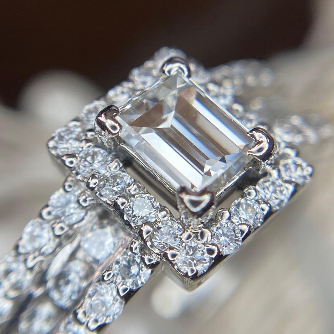 『専用です』天然 ダイヤモンド リング 計1.072ct PT900