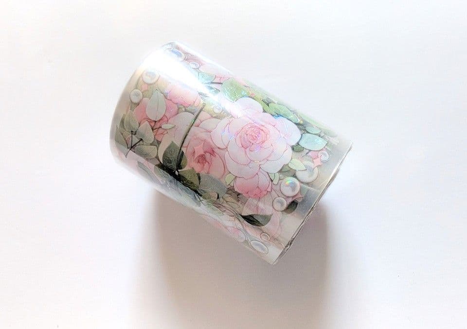 ら**様 海外マステ マスキングテープ まとめ売り お花 装飾 中古巻き