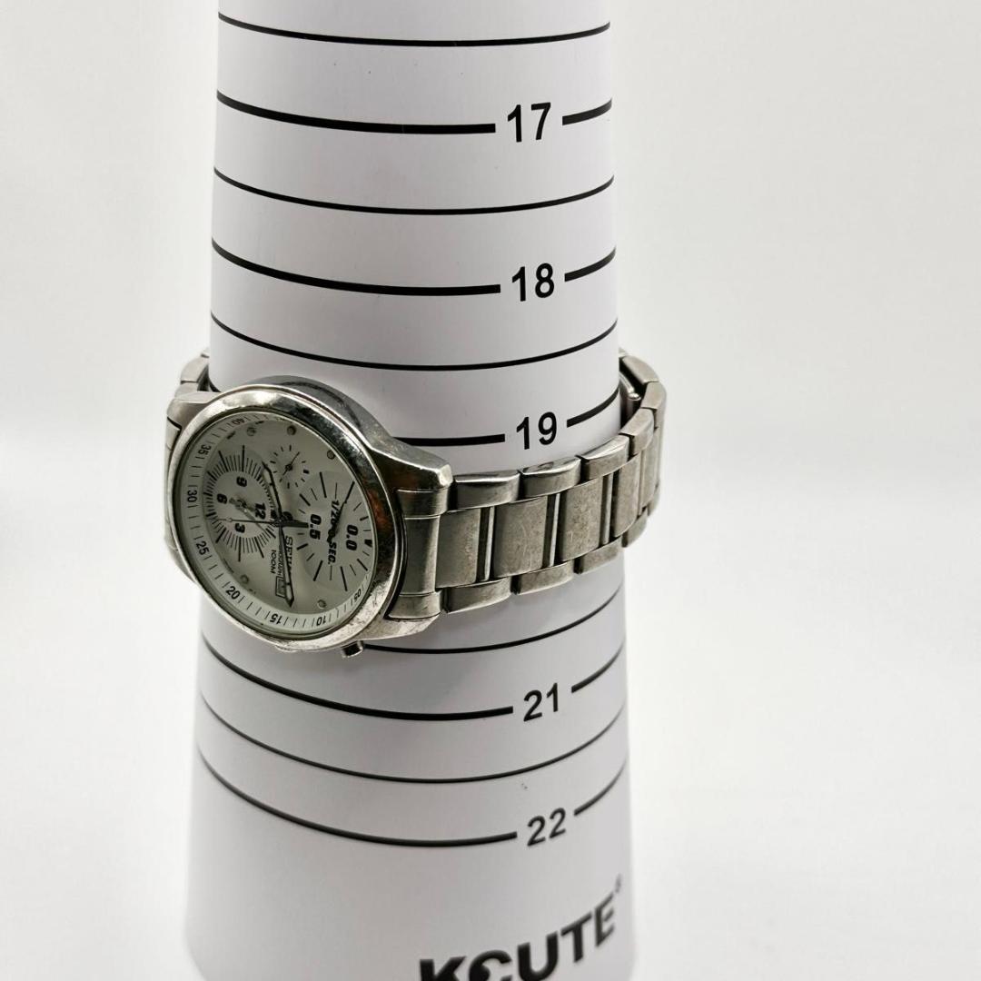 【電池交換済み】稼働 SEIKO 100M クロノグラフ 腕時計 クォーツ