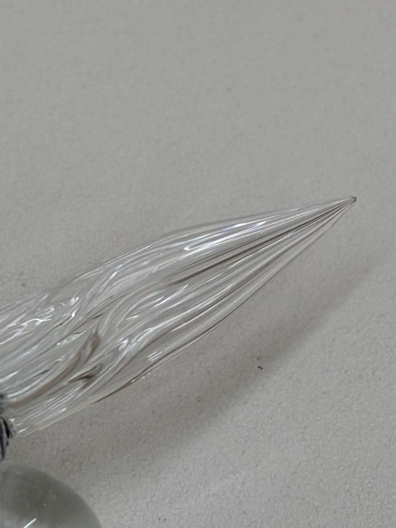 ❥道1654 HASE硝子工房 ガラスペン ストライプショート