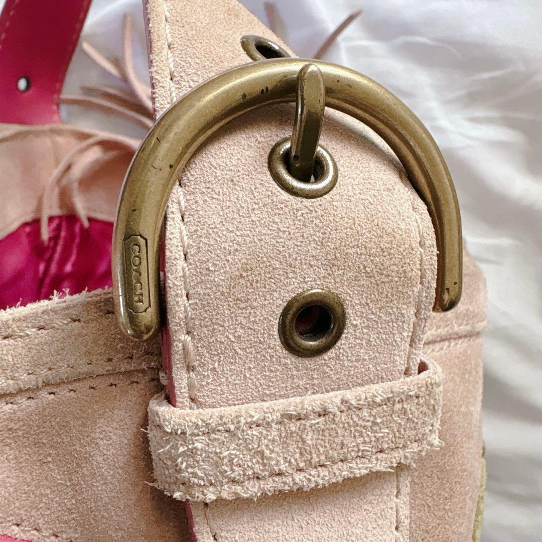 バッグ Vintage COACH Flower Patch Work Mini Bag