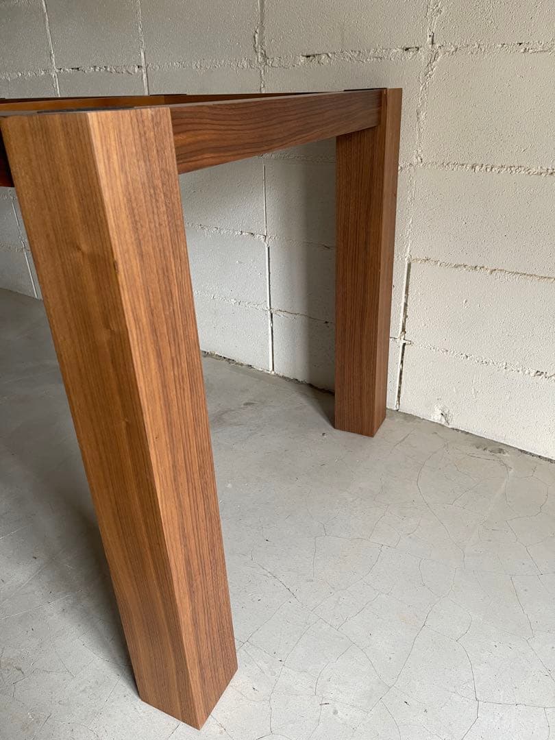 美品　御影石 × ウォールナット　ダイニングテーブル　ソングドリーム　160