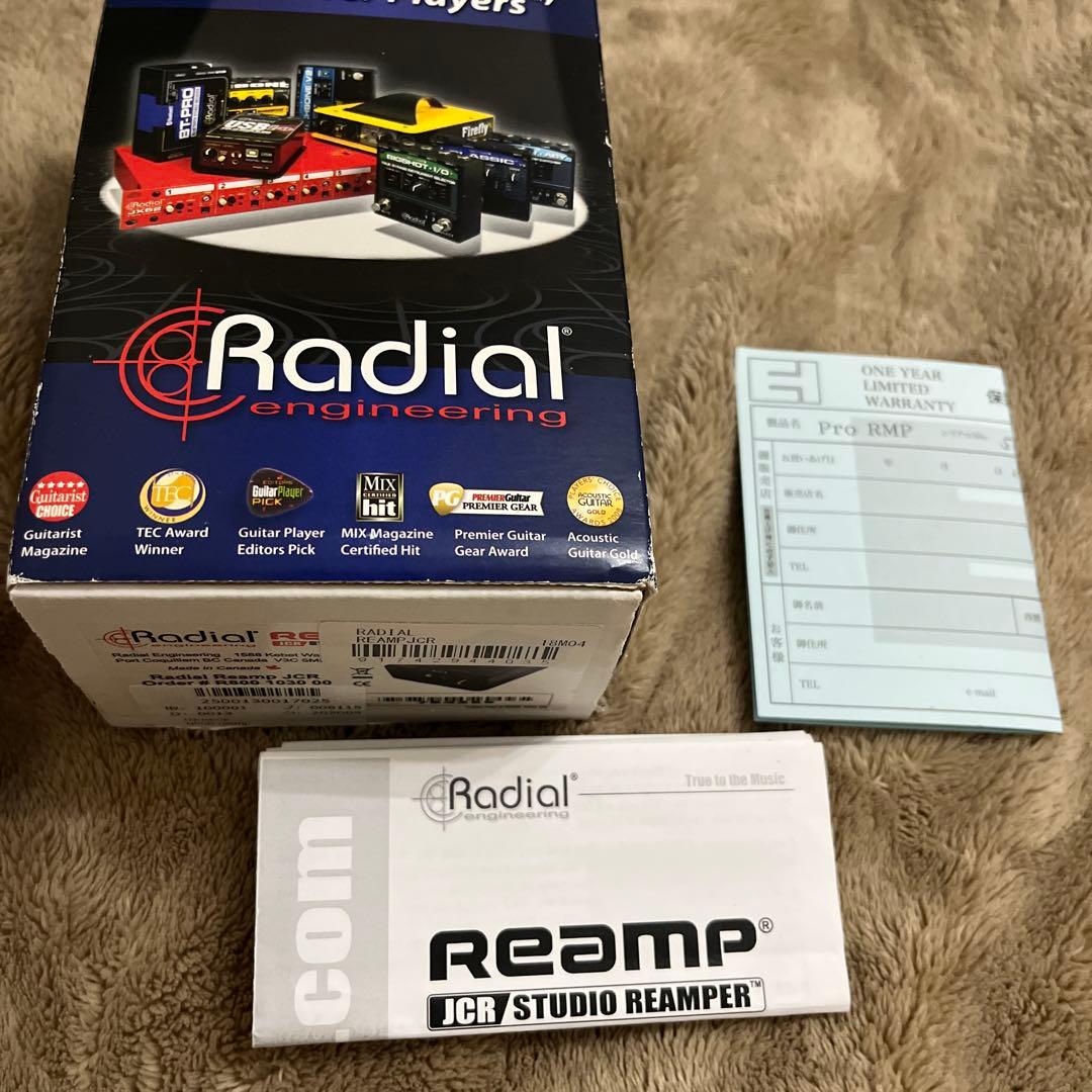 配信機器・PA機器・レコーディング機器 Radial Reamp JCR