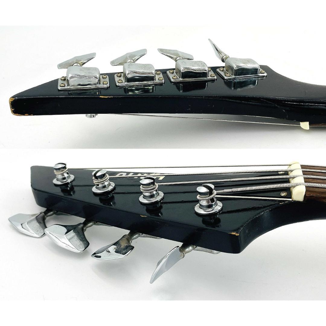 HALLY エレキベース ブラック 黒PG 70's 国産ビンテージ【整備品