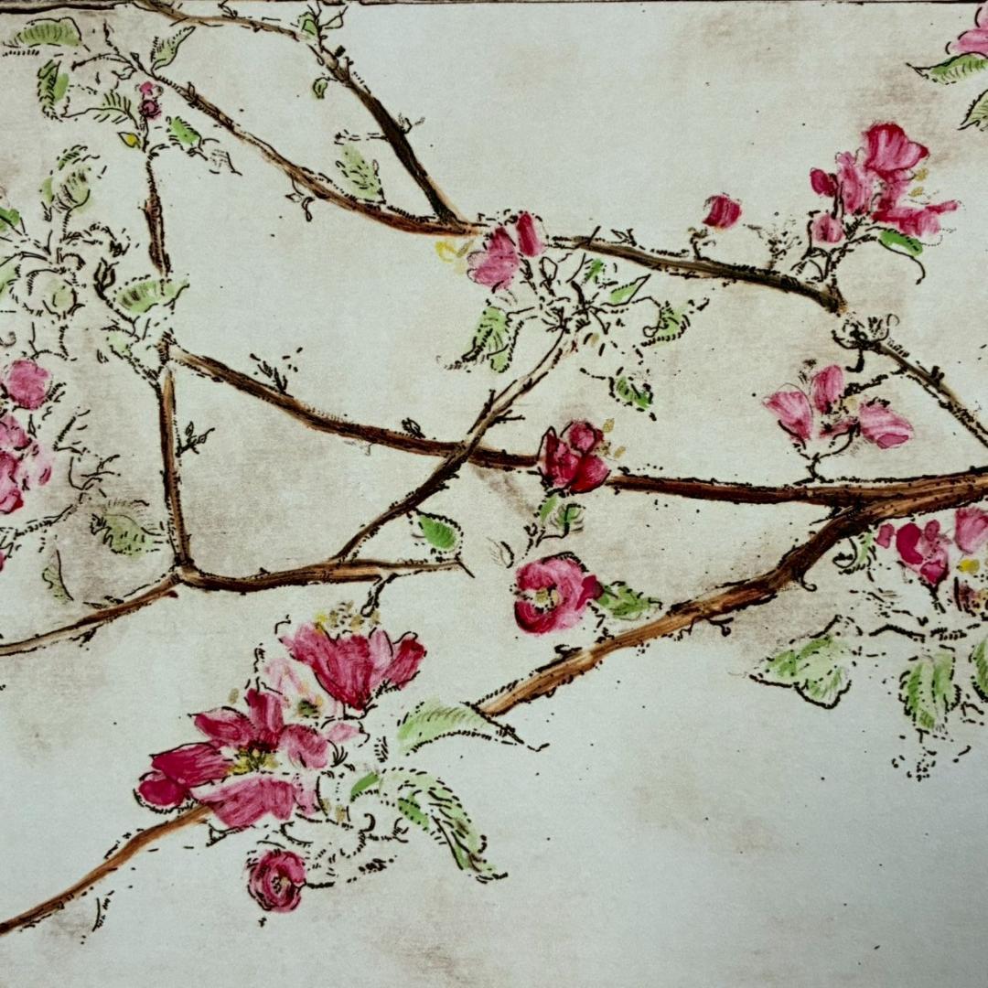 美品 ジョアン・アイザック「Apple～/林檎の花」ジクレー サイン・保証書有