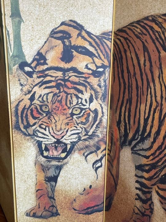 オンライン ストアホビー・楽器・アート - 干支 虎の図屏風 2022年干支