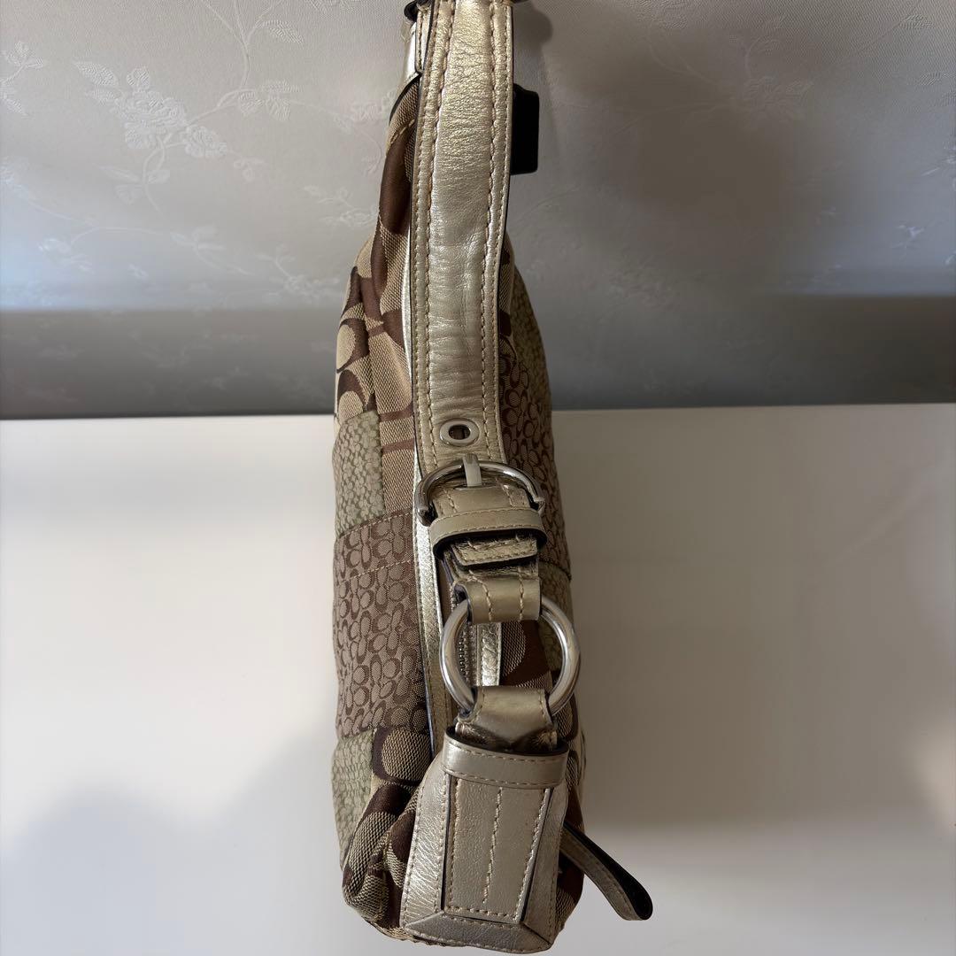 コーチ COACH F12315 パッチワーク ワンショルダー シグネチャー