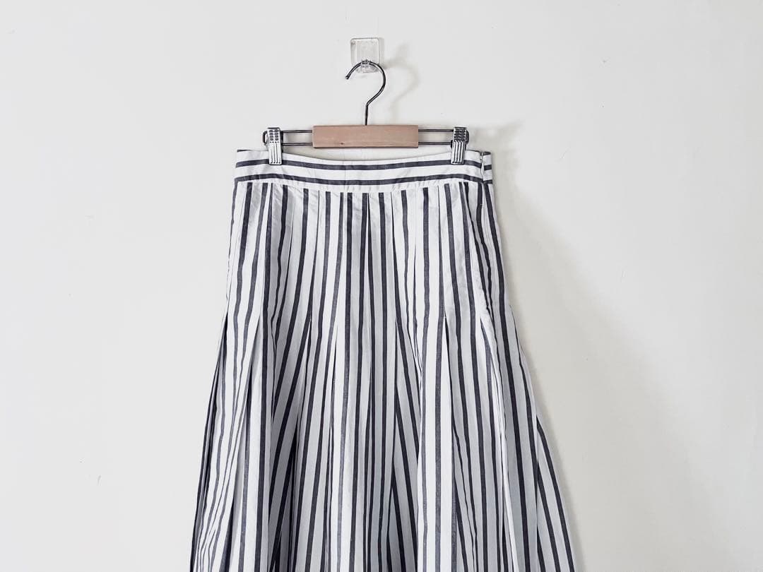 雑誌掲載 マーガレットハウエル ボールドストライプギャザースカート 3.6万