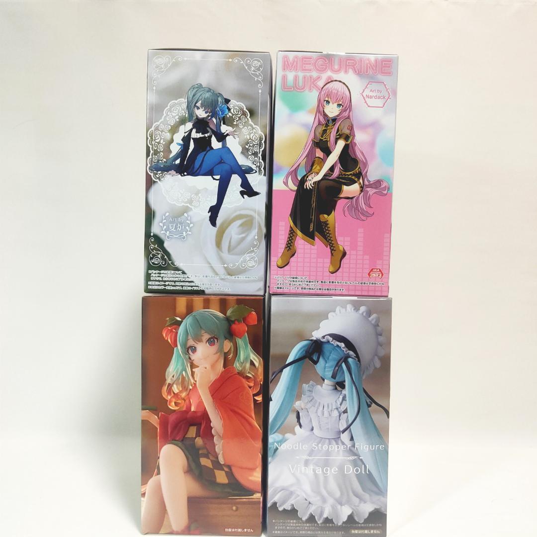 【未開封】　初音ミク　巡音ルカ　ぬーどるストッパー　フィギュア