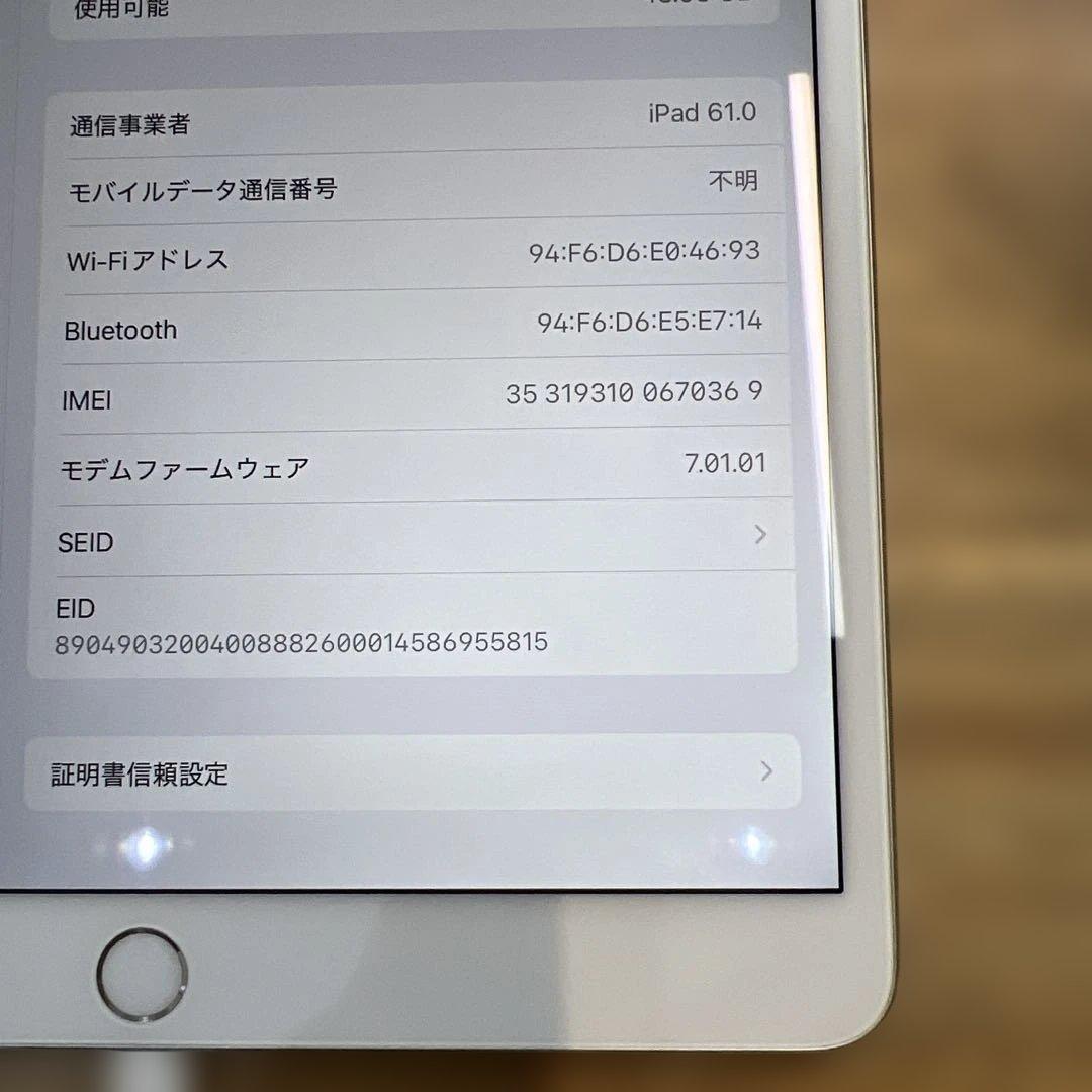 M832 SIMフリー ipad Air 第三世代 64GB M832 SIMフリー ipad Air 第三