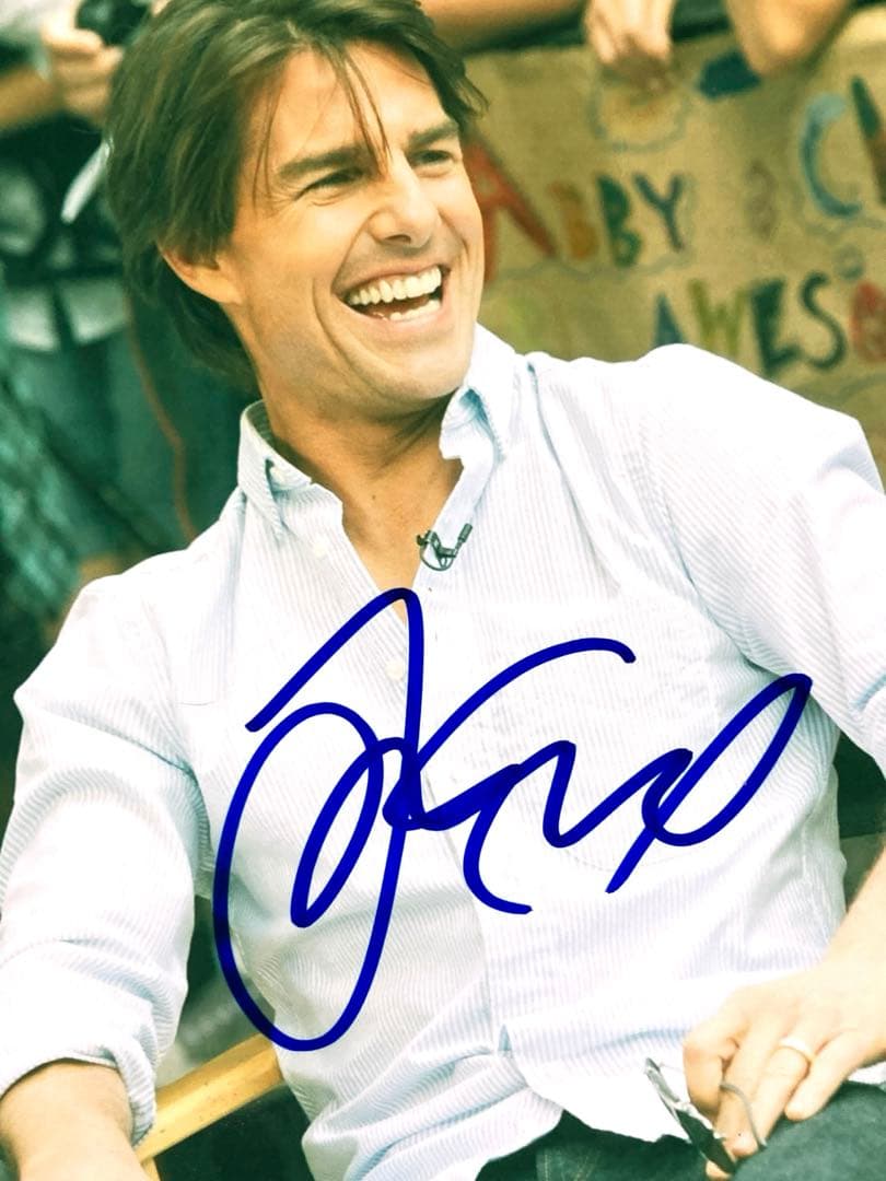 Amazon.co.jp: トム・クルーズ直筆サイン入り大型写真‥Tom Cruise