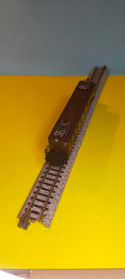 ワールド工芸製Nゲージ塗装済完成品 国鉄EF11型電機機関車 茶色