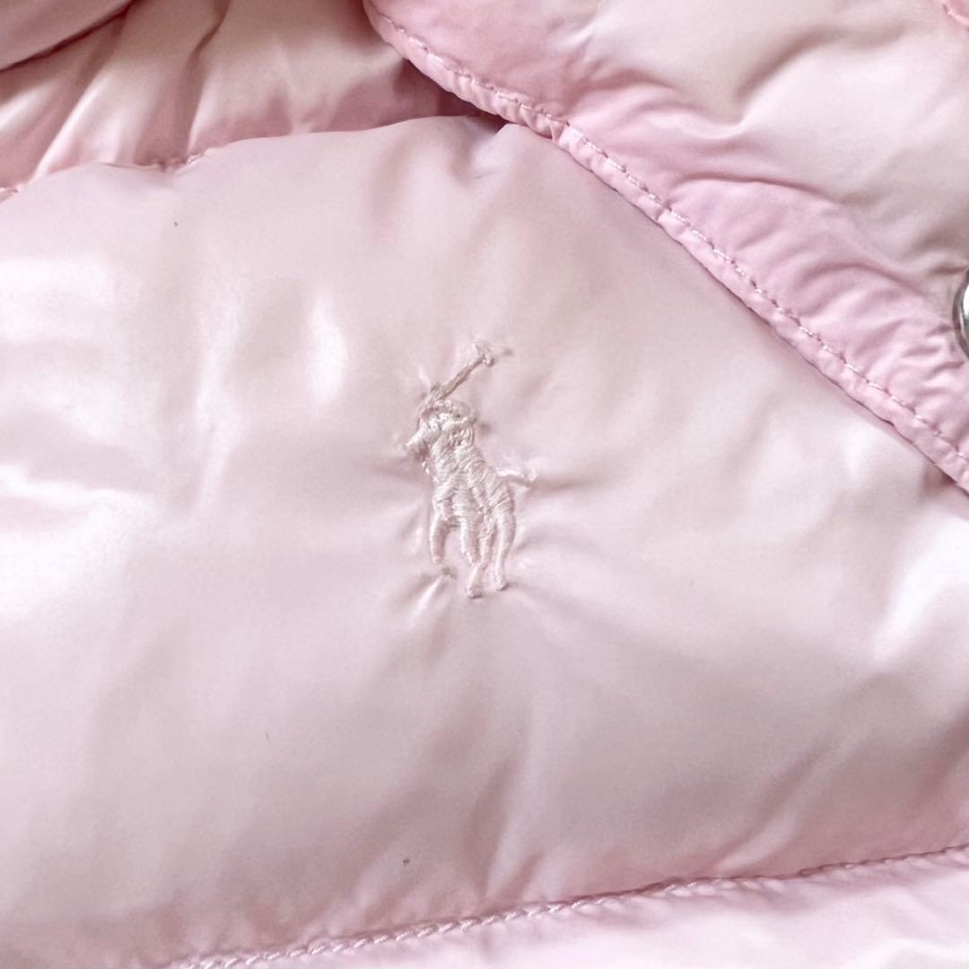 ラルフローレン ベビー スノーウェア 上下セット ピンク フード付 防寒 24M