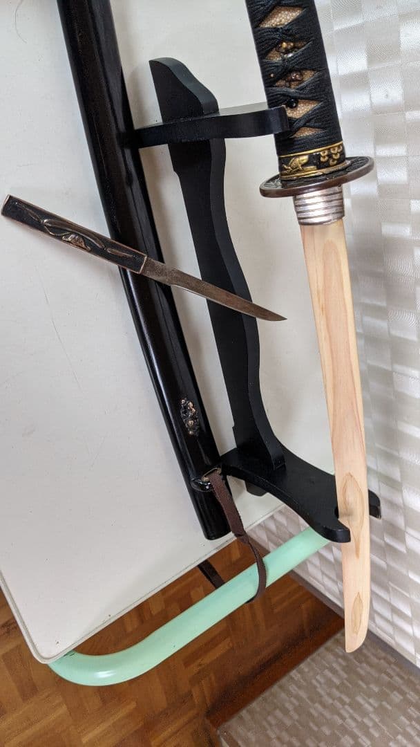 脇差し拵え　保管品　極上　 小柄　つなぎ付