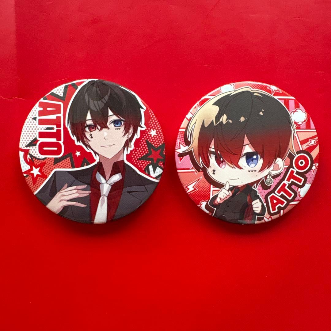 AMPTAK】あっとくん缶バッジ - メルカリ