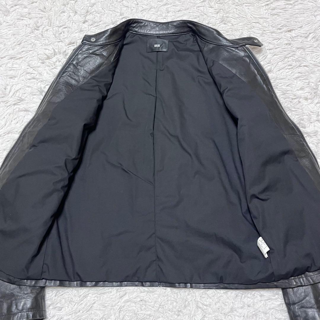 US製 本革 リアルファー レザージャケット ギャル男 お兄系 ガーバンディ