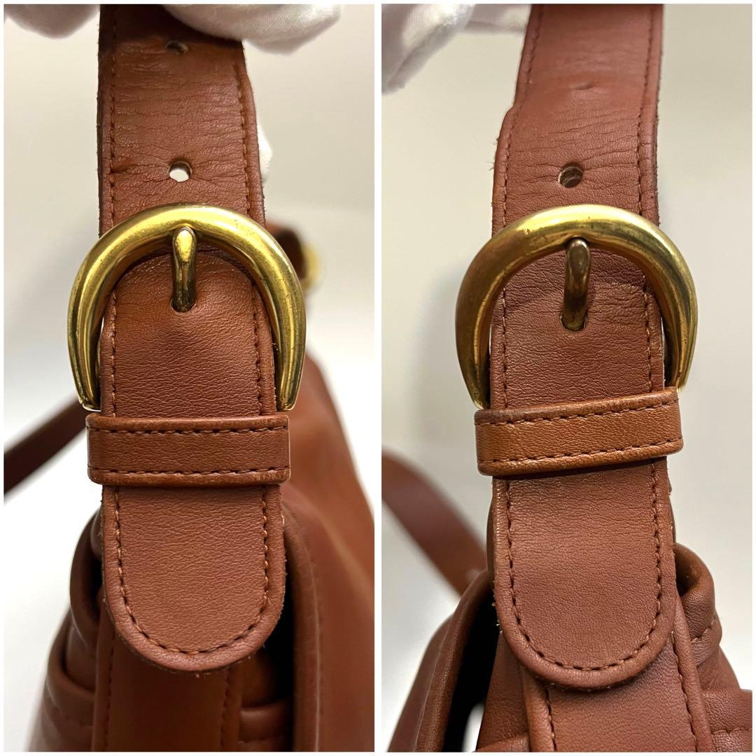 美品✨ COACH オールドコーチ ショルダーバッグ クロスボディ レザー