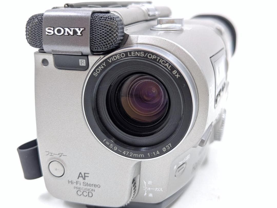 8mmテープのダビングに！ SONY ビデオカメラ CCD-TR2 02