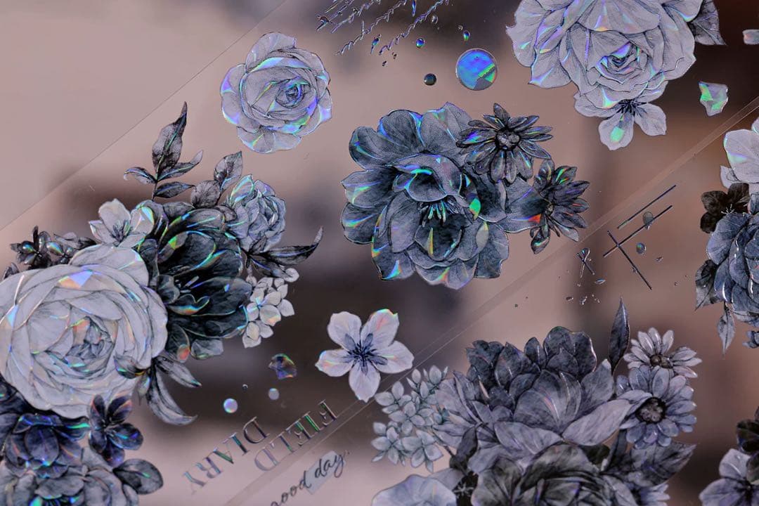 小白家文創《岚烟》海外マスキングテープ　マステ 【2506】