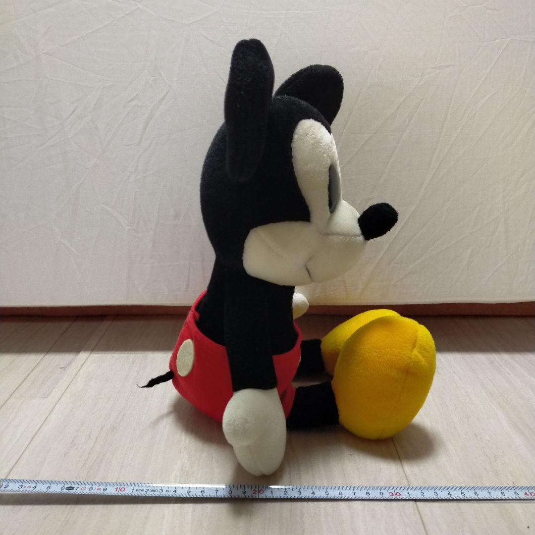 ミッキーマウス ぬいぐるみ 約40cm　白　ホワイト