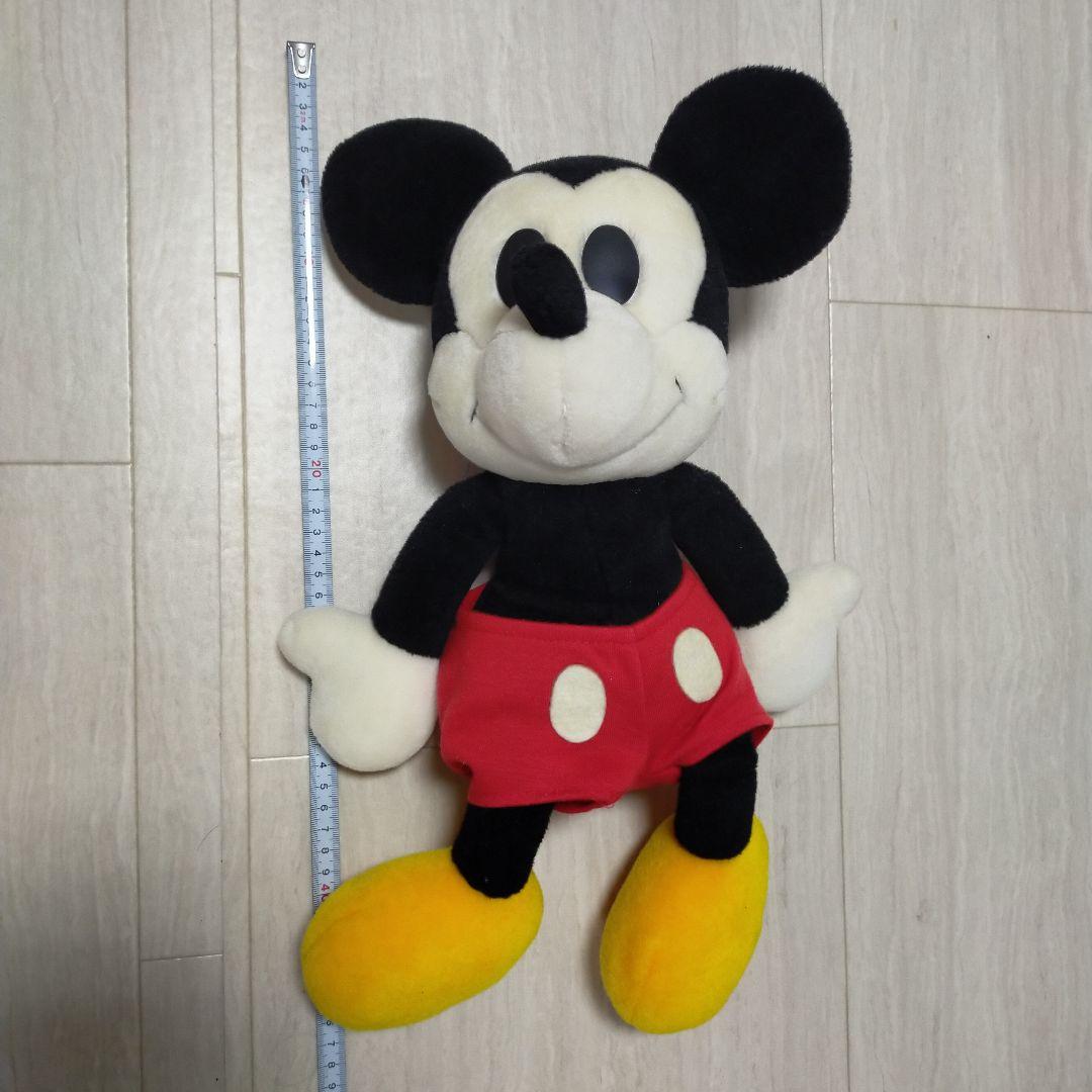 ミッキーマウス ぬいぐるみ 約40cm　白　ホワイト