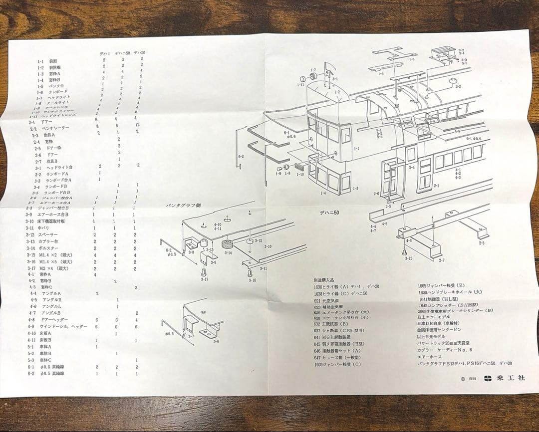 乗工社 一畑電鉄デハ20 三田模型製造 HO1:80 16.5mm Ｂキット