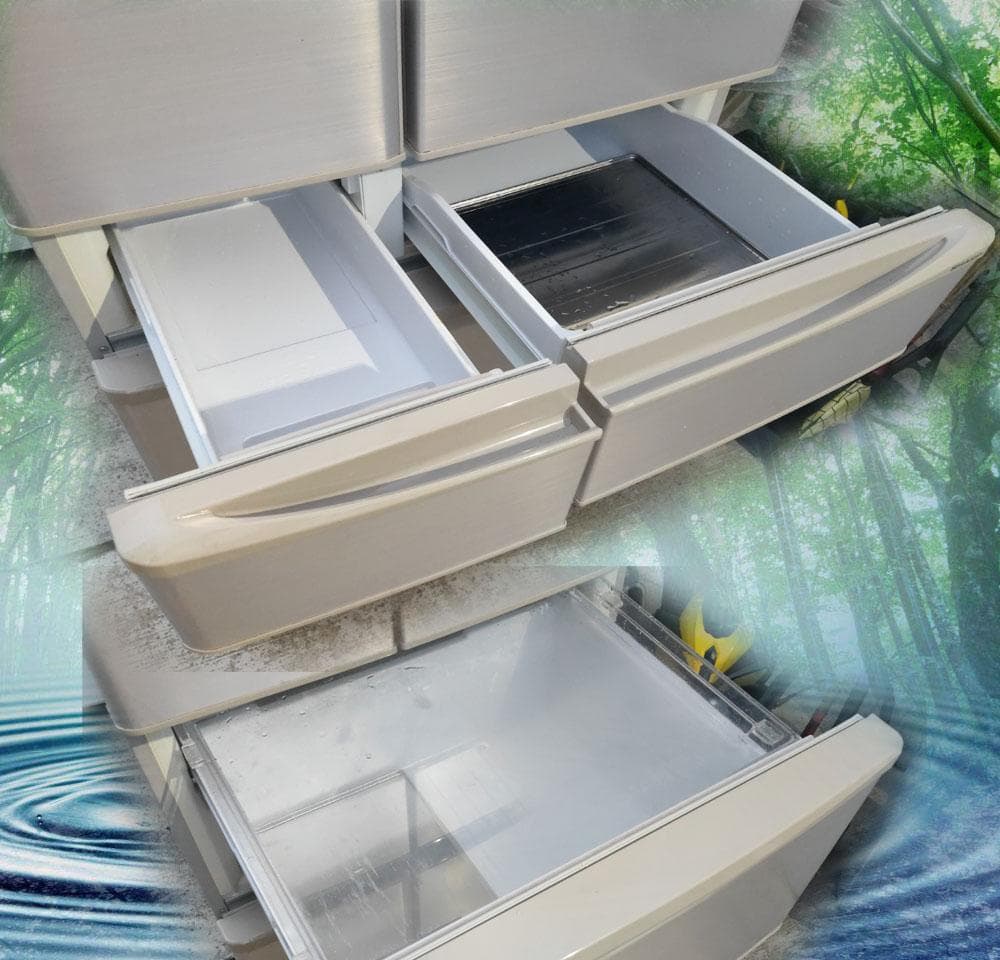 シャープ☆6ドア☆ノンフロン冷凍冷蔵庫☆501L☆動作良好☆SJ-XF50Y-C