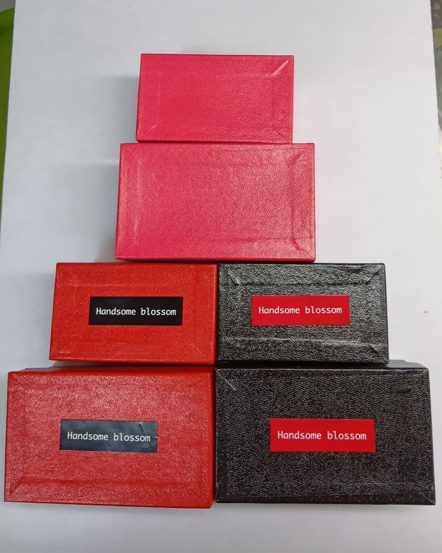 新品 野沢民芸 赤ベコ ハンサムブロッサム 6点セット 赤、黒、ピンク