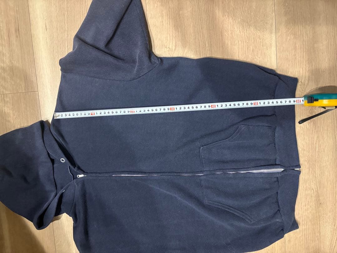 SEARS スウェットジップパーカー片爪 茄子紺 60s US vintage