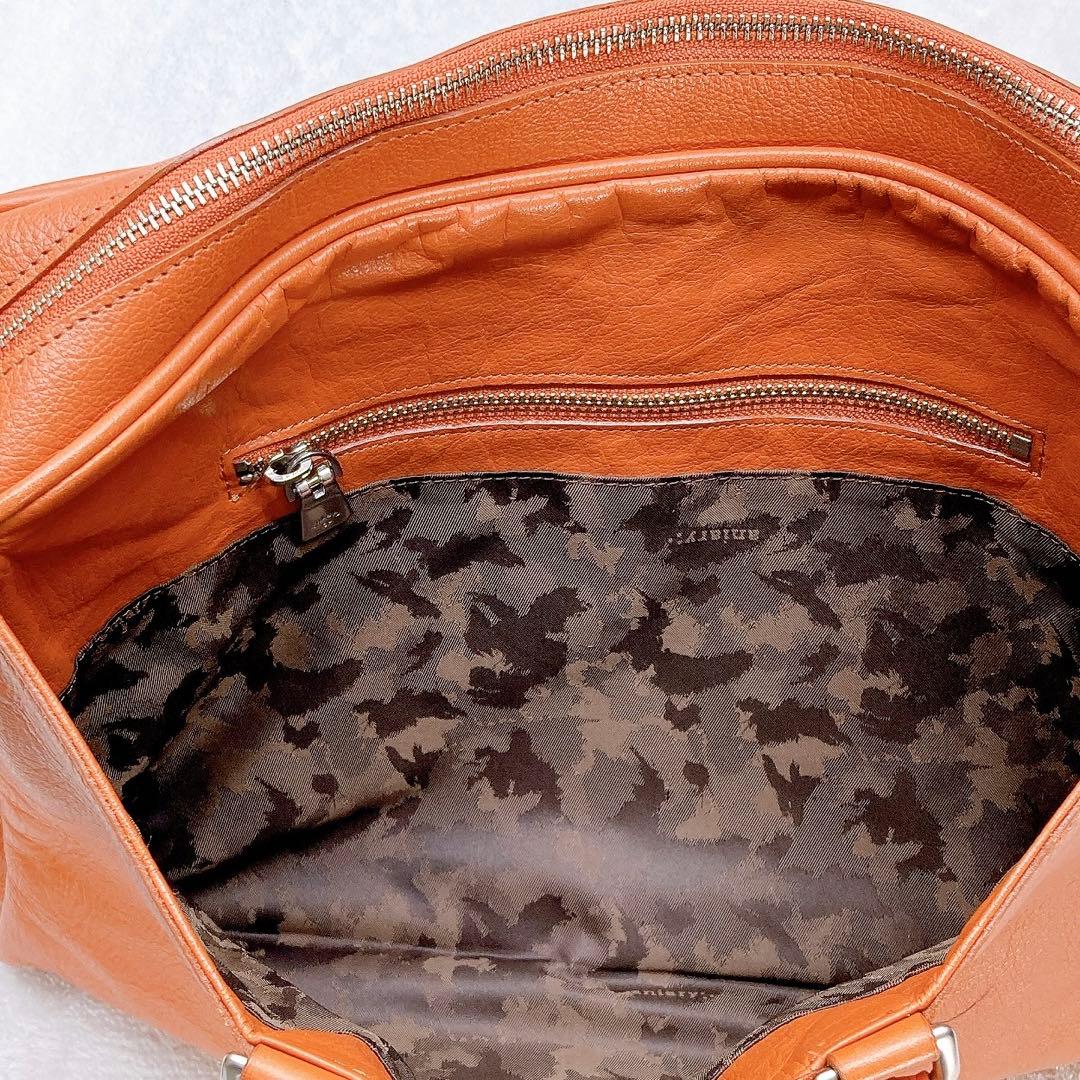 ✨美品✨アニアリ ブリーフケース ハンドバッグ ビジネス 編み込み レザー 金具