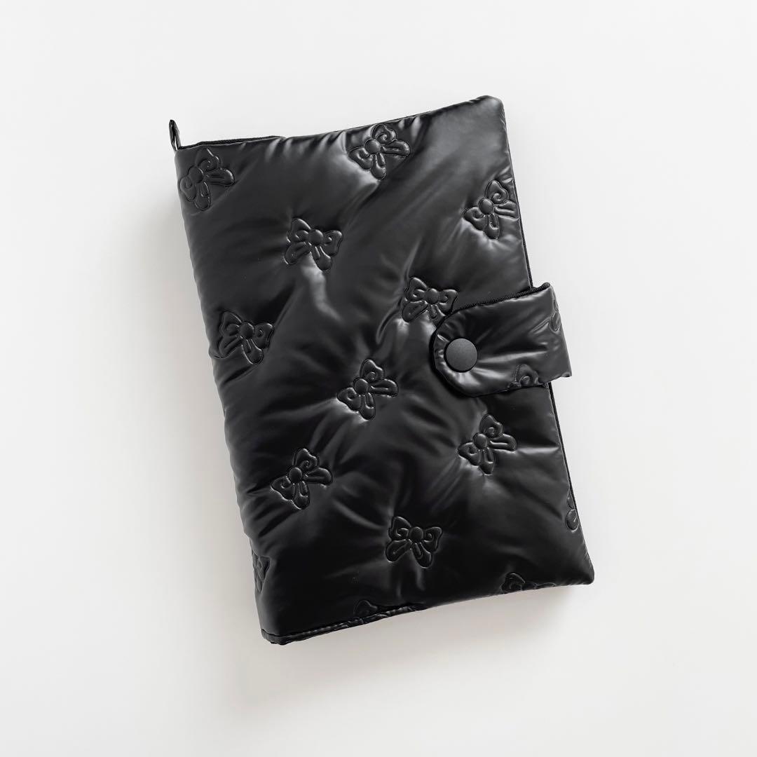 韓国ヌビ♡バインダーカバー♡ブラック A6貯金SAVING Amazon.co.jp