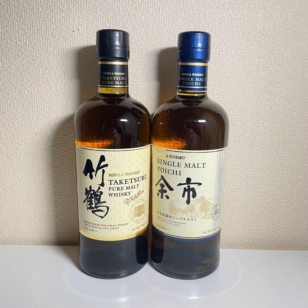 ニッカウヰスキー シングルモルト(余市、竹鶴)のセット販売