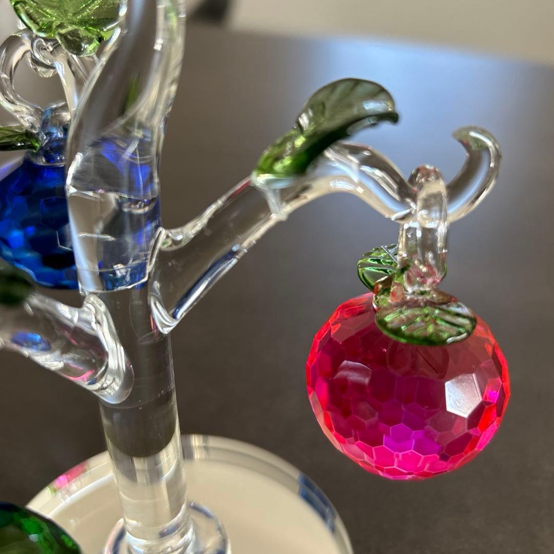 W43 棗 『砂彫硝子 つゆ草』『茶器』『松本正雄 作』 共箱 茶道具